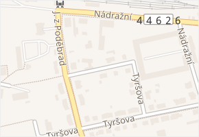 Albíkova v obci Uničov - mapa ulice