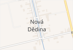 Nová Dědina v obci Uničov - mapa části obce