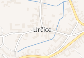 Určice v obci Určice - mapa části obce