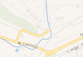 Levínská v obci Úštěk - mapa ulice