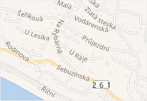 Azalková v obci Ústí nad Labem - mapa ulice