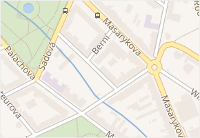 Berní v obci Ústí nad Labem - mapa ulice