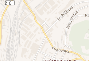 Bratří Mrštíků v obci Ústí nad Labem - mapa ulice