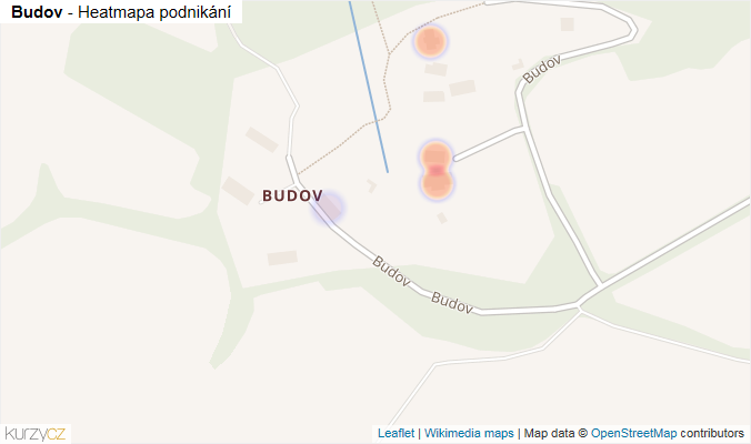 Mapa Budov - Firmy v ulici.