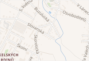 Bukovská v obci Ústí nad Labem - mapa ulice