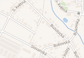 Buzulucká v obci Ústí nad Labem - mapa ulice