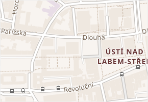 Dlouhá v obci Ústí nad Labem - mapa ulice