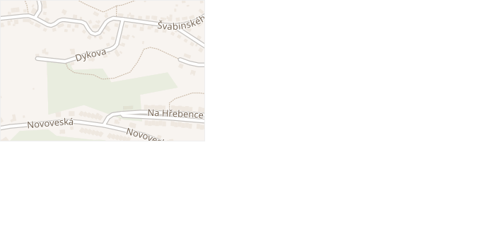 Dykova v obci Ústí nad Labem - mapa ulice