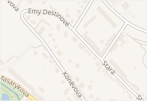 Emy Destinové v obci Ústí nad Labem - mapa ulice