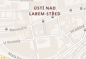 Fabiána Pulíře v obci Ústí nad Labem - mapa ulice