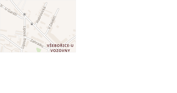 Habrovická v obci Ústí nad Labem - mapa ulice