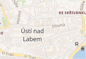 Haltonská v obci Ústí nad Labem - mapa ulice