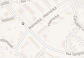 Hornická v obci Ústí nad Labem - mapa ulice
