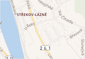 Jasanová v obci Ústí nad Labem - mapa ulice