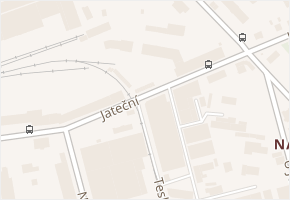 Jateční v obci Ústí nad Labem - mapa ulice