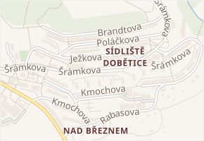 Ježkova v obci Ústí nad Labem - mapa ulice