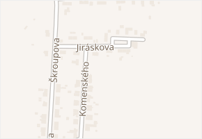 Jiráskova v obci Ústí nad Labem - mapa ulice