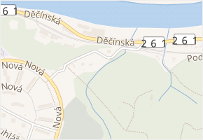 K Loděnici v obci Ústí nad Labem - mapa ulice