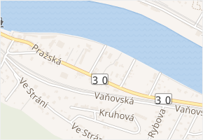 Kanoistů v obci Ústí nad Labem - mapa ulice