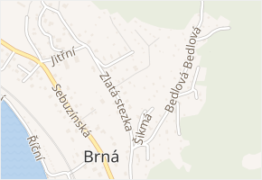 Ke Studánce v obci Ústí nad Labem - mapa ulice