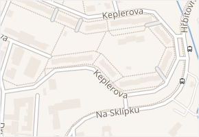 Keplerova v obci Ústí nad Labem - mapa ulice