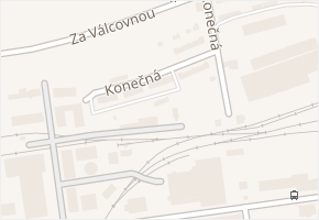 Konečná v obci Ústí nad Labem - mapa ulice