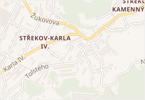 Kubelíkova v obci Ústí nad Labem - mapa ulice