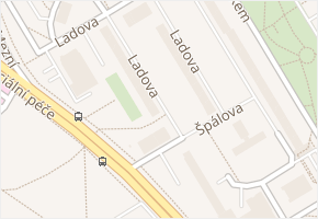 Ladova v obci Ústí nad Labem - mapa ulice