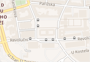 Lidické náměstí v obci Ústí nad Labem - mapa ulice
