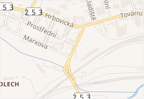 Majakovského v obci Ústí nad Labem - mapa ulice