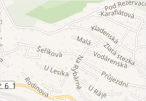 Malá v obci Ústí nad Labem - mapa ulice