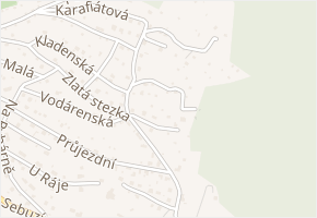 Marie Kudeříkové v obci Ústí nad Labem - mapa ulice
