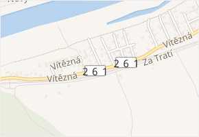 Mezistanice v obci Ústí nad Labem - mapa ulice