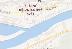 Na Břehu v obci Ústí nad Labem - mapa ulice
