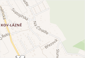 Na Čihadle v obci Ústí nad Labem - mapa ulice