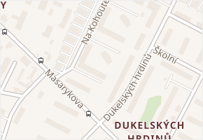 Na Kohoutě v obci Ústí nad Labem - mapa ulice