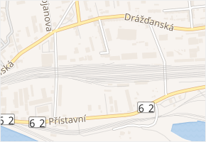 Na Náspu v obci Ústí nad Labem - mapa ulice