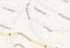 Na Rybárně v obci Ústí nad Labem - mapa ulice