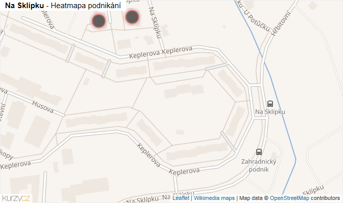 Mapa Na Sklípku - Firmy v ulici.