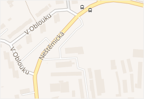 Neštěmická v obci Ústí nad Labem - mapa ulice