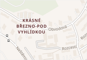 Obvodová v obci Ústí nad Labem - mapa ulice