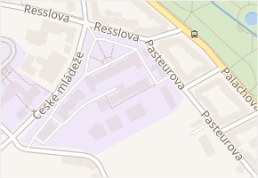 Pasteurova v obci Ústí nad Labem - mapa ulice