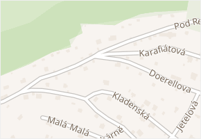 Pod Rezervací v obci Ústí nad Labem - mapa ulice