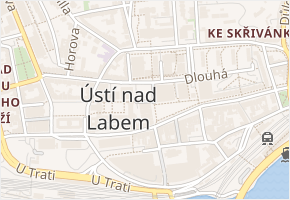 Příčná v obci Ústí nad Labem - mapa ulice