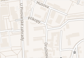 Příkopy v obci Ústí nad Labem - mapa ulice