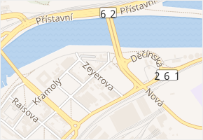 Rybářská v obci Ústí nad Labem - mapa ulice