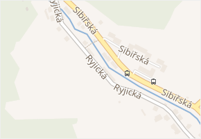 Ryjická v obci Ústí nad Labem - mapa ulice