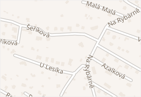 Šeříková v obci Ústí nad Labem - mapa ulice