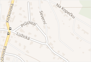 Severní v obci Ústí nad Labem - mapa ulice