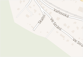 Skalní v obci Ústí nad Labem - mapa ulice